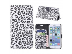 Etui cuir portefeuille LEOPARD pour iPhone 6 plus ( 5.5 )