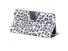 Etui cuir portefeuille LEOPARD pour iPhone 6 plus ( 5.5 )