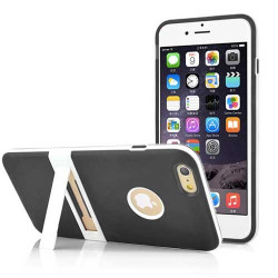 Coque souple TV noire et blanche pour iPhone 6 + ( 5.5 )