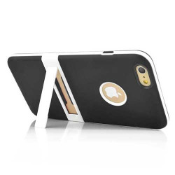 Coque souple TV noire et blanche pour iPhone 6 + ( 5.5 )