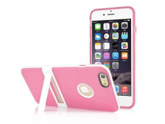 Coque souple TV rose et blanche pour iPhone 6 + ( 5.5 )