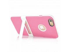 Coque souple TV rose et blanche pour iPhone 6 + ( 5.5 )