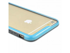 Coque BUMPER DUAL bleue et noire pour iPhone 6 + ( 5.5 )