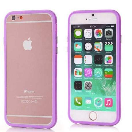 BUMPER LUXE mauve pour iPhone 6 ( 4.7 )