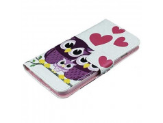 Etui cuir portefeuille LOVE FAMILY pour iPhone 6 ( 4.7 )