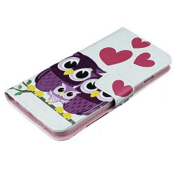 Etui cuir portefeuille LOVE FAMILY pour iPhone 6 ( 4.7 )