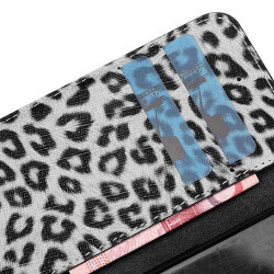 Etui cuir portefeuille LEOPARD pour iPhone 6 ( 4.7 )