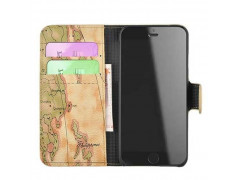 Etui cuir portefeuille WORLD MAP pour iPhone 6 ( 4.7 )