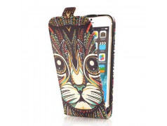 Etui cuir DESIGN CAT pour iPhone 6 ( 4.7 )