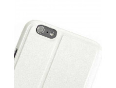 Etui cuir FENETRE LUXE blanc pour iPhone 6 ( 4.7 )