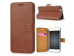 Etui cuir PULL UP marron pour iPhone 6 ( 4.7 )