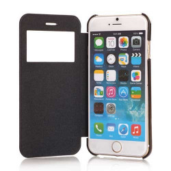 Etui FENETRE FOLIO noir pour iPhone 6 ( 4.7 )