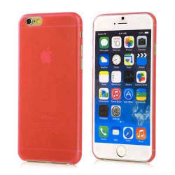 Coque CRYSTAL transparente rouge pour iPhone 6 ( 4.7 )