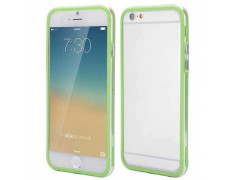 Coque BUMPER transparente et verte pour iPhone 6 + ( 5.5 )