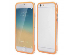 Coque BUMPER transparente et orange pour iPhone 6 + ( 5.5 )