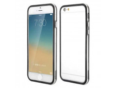 Coque BUMPER transparente et noire pour iPhone 6 + ( 5.5 )