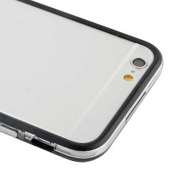 Coque BUMPER transparente et noire pour iPhone 6 + ( 5.5 )