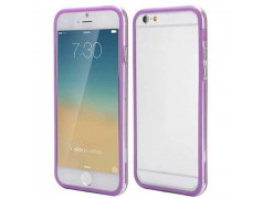 Coque BUMPER transparente et mauve pour iPhone 6 + ( 5.5 )