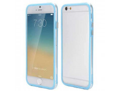 Coque BUMPER transparente et bleue pour iPhone 6 + ( 5.5 )