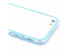 Coque BUMPER transparente et bleue pour iPhone 6 + ( 5.5 )