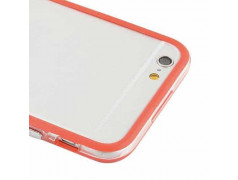 Coque BUMPER transparente et rouge pour iPhone 6 + ( 5.5 )