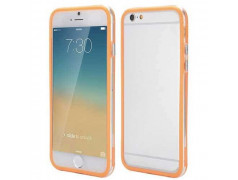 BUMPER LUXE transparent orange pour iPhone 6 ( 4.7 )