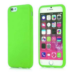 Coque verte souple en silicone pour iPhone 6 ( 4.7 )