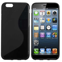 Coque souple S-LINE noire pour iPhone 6 ( 4.7 )