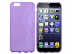 Coque souple S-LINE mauve pour iPhone 6 ( 4.7 )