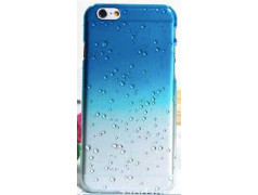 Coque CRYSTAL WATER bleue transparente pour iPhone 6 ( 4.7 )