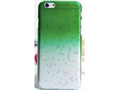 Coque CRYSTAL WATER verte transparente pour iPhone 6 ( 4.7 )