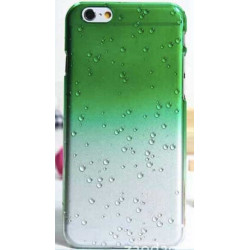 Coque CRYSTAL WATER verte transparente pour iPhone 6 ( 4.7 )