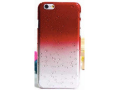 Coque CRYSTAL WATER rouge transparente pour iPhone 6 ( 4.7 )