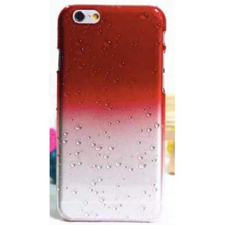 Coque CRYSTAL WATER rouge transparente pour iPhone 6 ( 4.7 )