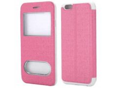 Etui FENETRE FOLIO rose pour iPhone 6 ( 4.7 )