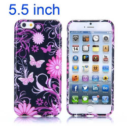 Coque souple FLEURS pour iPhone 6 + ( 5.5 )