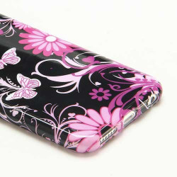 Coque souple FLEURS pour iPhone 6 + ( 5.5 )