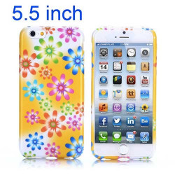 Coque souple FLEURS 2 pour iPhone 6 + ( 5.5 )