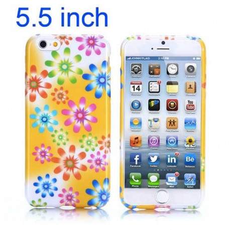 Coque souple FLEURS 2 pour iPhone 6 + ( 5.5 )