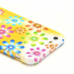 Coque souple FLEURS 2 pour iPhone 6 + ( 5.5 )