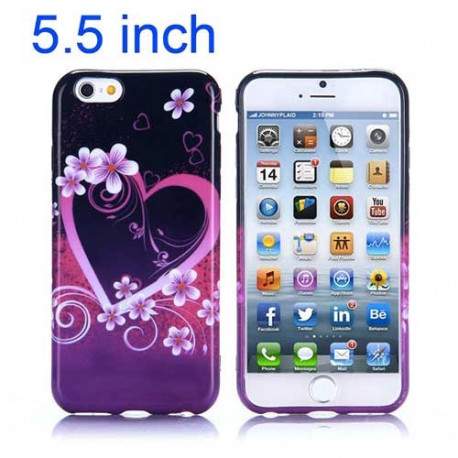 Coque souple COEUR pour iPhone 6 + ( 5.5 )