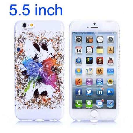 Coque souple PAPILLON pour iPhone 6 + ( 5.5 )