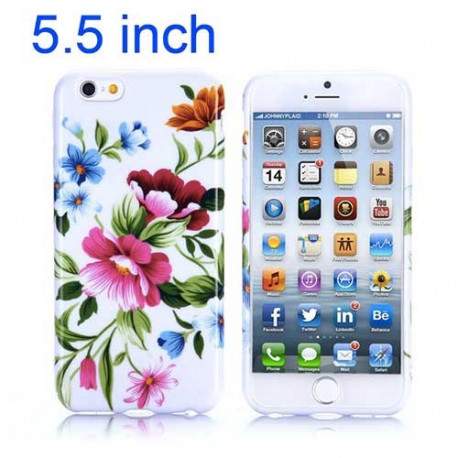 Coque souple FLEURS 3 pour iPhone 6 + ( 5.5 )