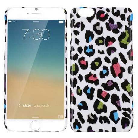 Coque rigide LEOPARD multicolor pour iPhone 6 plus ( 5.5 )