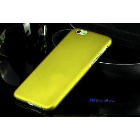 Coque rigide jaune pour iPhone 6 plus ( 5.5 )