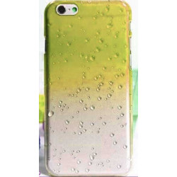 Coque CRYSTAL WATER jaune transparente pour iPhone 6 ( 4.7 )