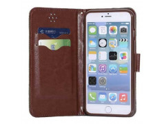 Etui cuir portefeuille DELUXE pour iPhone 6 plus ( 5.5 )