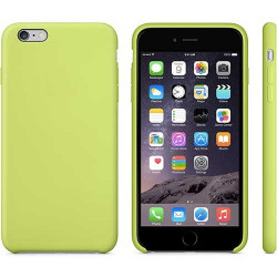 Coque silicone verte pour iPhone 6 + ( 5.5 )