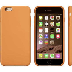 Coque silicone orange pour iPhone 6 + ( 5.5 )