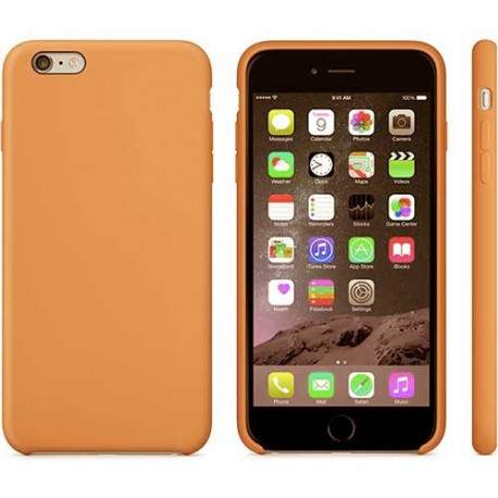 Coque silicone orange pour iPhone 6 + ( 5.5 )